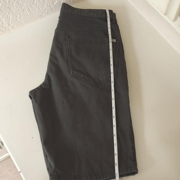 Vans Men's Cotton Blend Shorts Sz 28 Skater Preppy Off The Wall Vintage Green - Picture 12 of 13